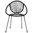 thumbnail image 2 of vidaXL Chaises de Jardin 2 Pcs PVC Rotin Noir, 2 of 5