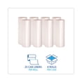 thumbnail image 5 of 38 in. x 58 in. 11 mic 60 gal. High-Density Can Liners - Natural (200/Carton), 5 of 7