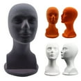 thumbnail image 2 of LEAQU 13" Foam Mannequin Head Stand, Wig Display Holder for Styling, Salon Mannequin Head with Stable Base for Wigs, Hats, Masks & Accessories, 2 of 7