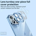 thumbnail image 2 of SaniMore for iPhone 13 Pro Max 6.7" 2021 Case, Plating Nano Shockproof Anti-fall Shell Lens All-inclusive [Camera Film] Anti-scratch Crystal-clear Thin Lightweight Cover for iPhone 13 Pro Max, Blue, 2 of 5