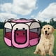 thumbnail image 5 of Corral portátil plegable para mascotas, de malla transpirable, jaula superior ligera con cremallera Rosa Medio Zulema Parque infantil plegable, 5 of 8