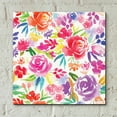 thumbnail image 6 of Epic Art 'Vibrant Floral Pattern' by Rachel Nieman, Acrylic Glass Wall Art, 12"x12", 6 of 8