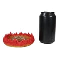 thumbnail image 5 of Gothic Arch Devil Skull Face Fire Wheel Flame Hell Bone Cigarette Ashtray Figure, 5 of 7