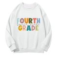 thumbnail image 5 of RMGVDSD First Day Of School Sweatshirts Girls Cute Graphic Pullover Long Sleeve Back To School Clothes Crewneck Sweatshirts Casual Tops Versatile Tops 4-5 Years, 5 of 7