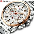 thumbnail image 5 of Curren 8363 Men's Watch Quartz Steel Band Men's Watch Sports Calendar Watch Export Watch, 5 of 9