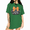 Green, variant on UNISHE Bow Pumpkin Halloween Graphic Tee Short Sleeve Crewneck Casual T-Shirt