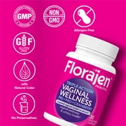 Florajen Women's Vaginal Probiotic, Triple Action for pH Balance & Comfort, 30 Count