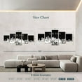 thumbnail image 3 of Elephant Stock Nyc Skyline Bw Wall Art - Horizontal Multi Panel Canvas - Living Room Wall Decor - Places Multi Panel - Black And White Decor - 92" x 42", 3 of 4