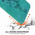 thumbnail image 7 of For Samsung Galaxy S25+ 5G 6.7" lily Embossed Strong Magnetic Attachment/Closure, Card Slots/Pocket, PU Leather Flip Wallet Case ﻿,Green,For Galaxy S25+ 5G, 7 of 7