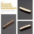 thumbnail image 4 of Hareemi Brass Stringed Instrument Bridge Nut Instrument Accessory Upper String Nut, 4 of 7