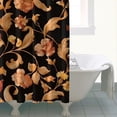 thumbnail image 4 of Pioneer Flower Floral Print Pattern Shower Curtain 84"x72" ,Bathroom Decorative Shower Curtains Set with 12 Hooks,Modern Waterproof Washable Shower Curtain, 4 of 6