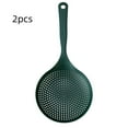 thumbnail image 2 of Colander Household Kitchen Dumpling Ravioli Ravioli Spoon Strainer Long Handle Thickened Large Spoon, 2 of 3