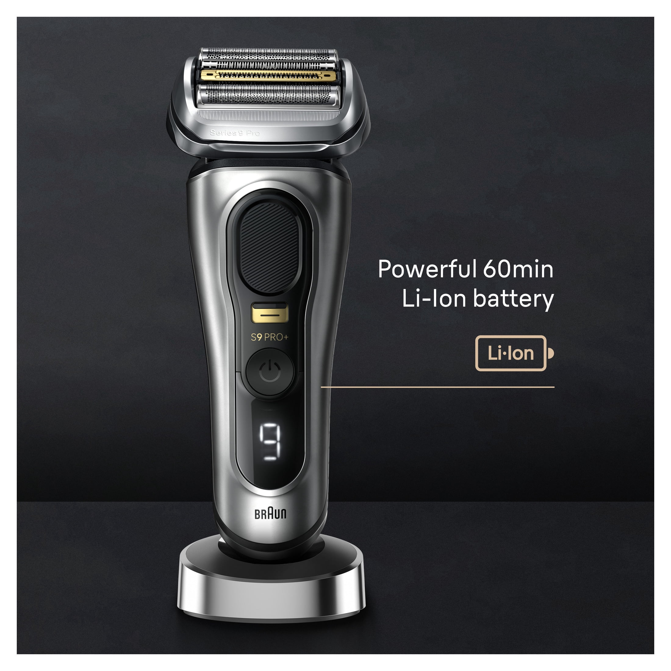 【♡(^^)♡】Braun Series 9 Pro+ 9517s Braun Series 9 PRO+ 9517s Wet & Dry Electric Shaver Galvano Silver