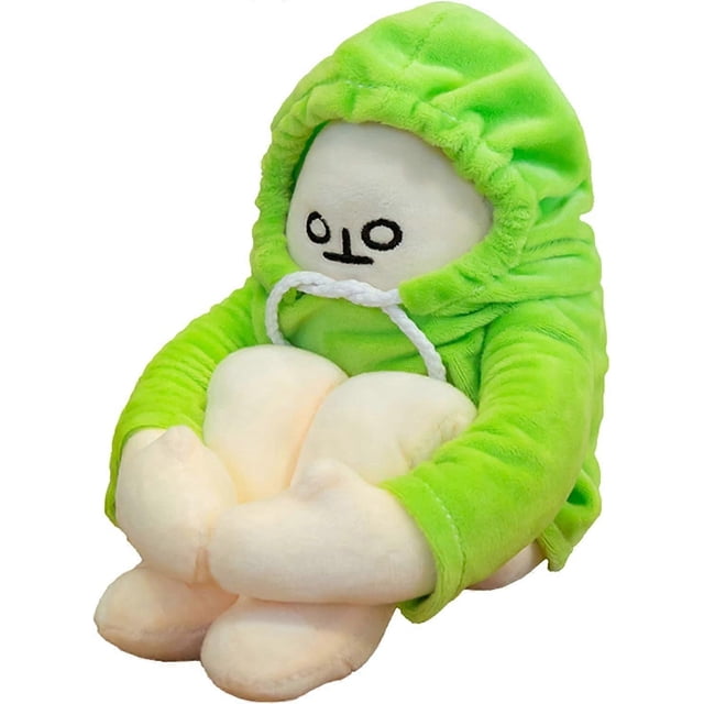 Lindo muñeco de plátano, juguete de peluche creativo con múltiples poses divertidas, adorable regalo de cumpleaños (verde)