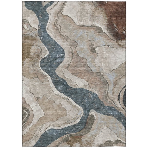 Dalyn Rugs Machine Washable Indoor/Outdoor Chantille ACN2219 Beige 2'6" x 3'10" Rug