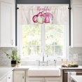 Fall Thanksgiving Curtain Valances for Windows Treatment Tier Curtains