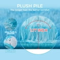 thumbnail image 4 of Ultra Soft Rug for Living Room, 8X10 Fluffy Shag Area Rug for Bedroom, Modern Shaggy Carpets Fuzzy Rug for Teens Dorm Nursery Home Decor Aesthetic, Upgrade Anti-Skid Durable, Tie-Dyed Blue, 4 of 18