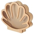 thumbnail image 1 of Versatile Seashell Shaped Wooden Display Case Tabletop Decoration Multi-Use Shadow Case Multi-Function Wood Seashell Modeling Box, 1 of 8