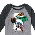 thumbnail image 3 of Marvel The Avengers - Birthday 6 - Toddler And Youth Raglan, 3 of 4