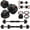 70LB Weight Set, variant on UPGO Adjustable Dumbbells Set 25LB A Pair Dumbbells Weights, 5 in 1 Free Weights 5/10/15/20/25lb/50lb Dumbbell with Anti-Slip Handle, Suitable for Home Gym Exercise Equipment