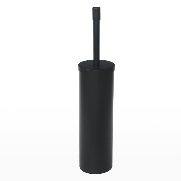 Metal Toilet Brush and Holder Set, Matte Black photo 3