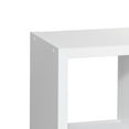 thumbnail image 5 of GZXS 15-Inch Cube Storage Organizer with Opened Back Shelves, Storage Shelves Room Divider, Wood ookcase, 8-Cube, White, 5 of 6
