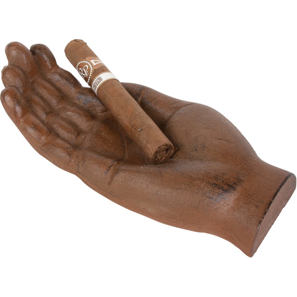 Metal Hand Shaped Cigar Holder and Ashtray By EZ Drinker