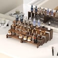 thumbnail image 5 of 8-Piece Wood Cake Stand Set, Burnt Wood Tiered Display for Cupcakes, Desserts, Party Food, 5 of 9