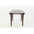 thumbnail image 3 of Benzara Contemporary Style Round Wooden Drop Leaf Table-Color:Brown, 3 of 3