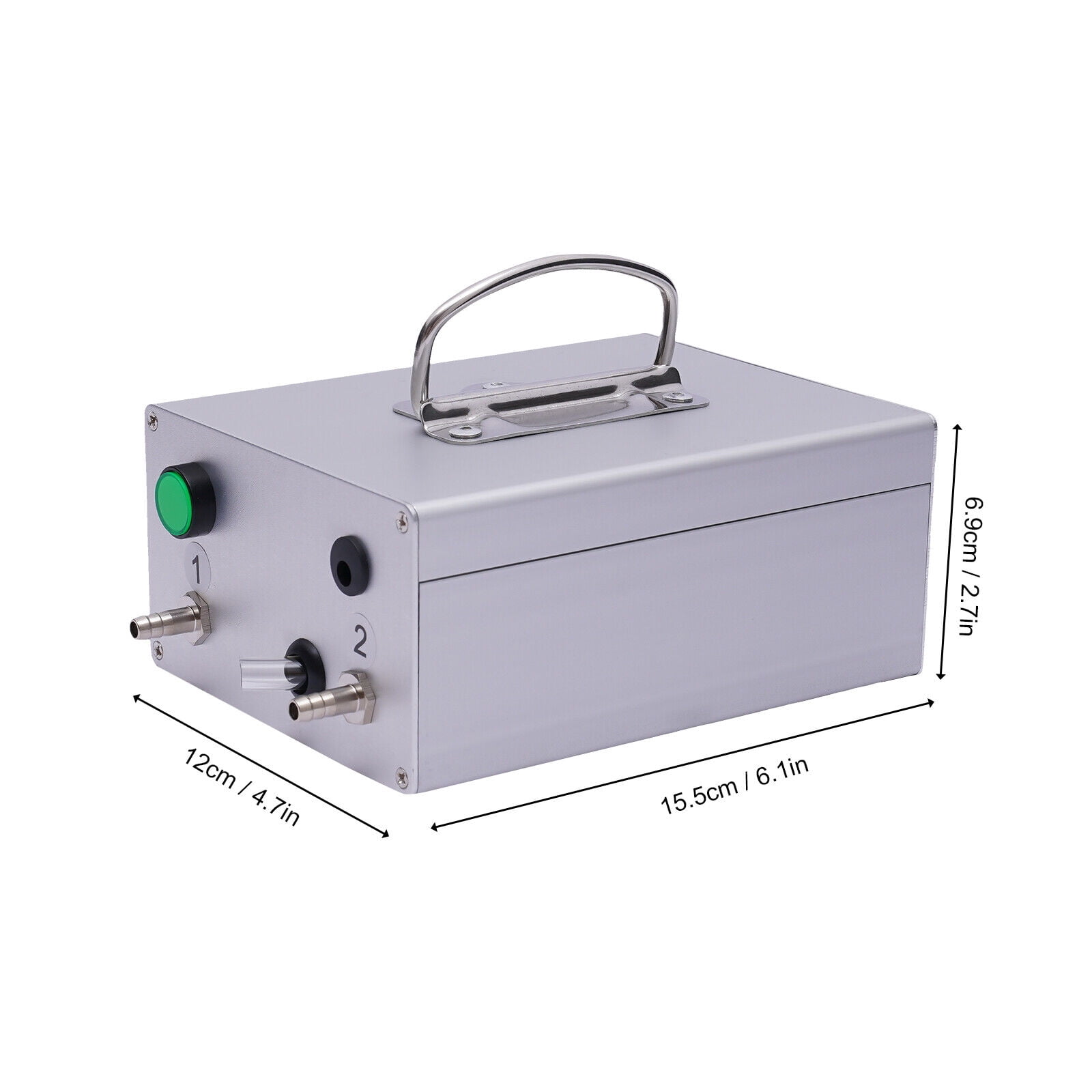 5L Silver Portable Electric Dual Head Sheep Goat Milking Machine Cow Milker Vacuum Pump for farms, homes