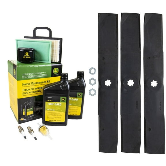 John Deere OEM Model 190C Maintenance Kit and Standard Blades