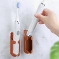 thumbnail image 1 of Hogar y cocina, baño Bear Electrics Portacepillos de dientes Estante Home Frees Baño Montado en la pared Simples Organizador de cepillos de dientes Soporte para cepillos de dientes eléctricos, 1 of 6