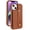 Brown, variant on Case For IPhone 16 Pro Max/16 Pro/16 Plus/16, All-inclusive Protection Shell Dual Magnetic Buttons Case Fingerprint Cover
