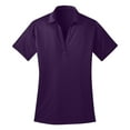 thumbnail image 5 of Yellow Rooster Womens Silk Touch Performance Polo Bright Purple XL, 5 of 6