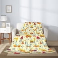 thumbnail image 2 of Sikiie Heavy Equipment Cozy Flannel Fleece Throw Blanket: Lightweight & Thick for All Seasons - Perfect for Women, Men, & Kids"60"x50", 2 of 6
