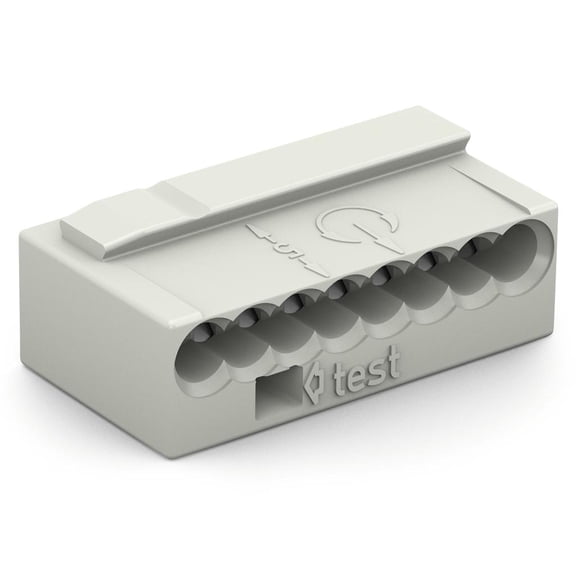 Wago 243308 - 8-Conductor 22-18 AWG Junction Box Splicing Connector (243-308)