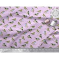 thumbnail image 2 of Soimoi Poly Georgette Fabric Flycathcer Bird Fabric Prints By Yard 52 Inch Wide, 2 of 5