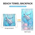 thumbnail image 4 of Ofertas Relámpago, Toalla de playa estampada, una bolsa, mochila de almacenamiento portátil, chal de microfibra, toalla de playa, tapete de playa, 70 x 140 cm Akmoler, 4 of 9