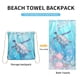 thumbnail image 4 of Ganfancp Impreso Toalla de Playa Una Bolsa de Almacenamiento Portátil Microfibra Chal Toalla de Playa Estera de Playa 70X140Cm Ofertas Del Día 1X Toalla de Playa Bolsa de Una Pieza, 4 of 7