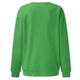 thumbnail image 4 of Women Sweatshirt Sweat Shirts Women Long Sleeve Womens Pullover Green Crewneck Fall Sweatshirts for Women Sweatshirts for Women Trendy, 4 of 5