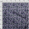 thumbnail image 3 of oneOone Georgette Viscose Violet Fabric Floral Dress Material Fabric Print Fabric By The Yard 42 Inch Wide, 3 of 5