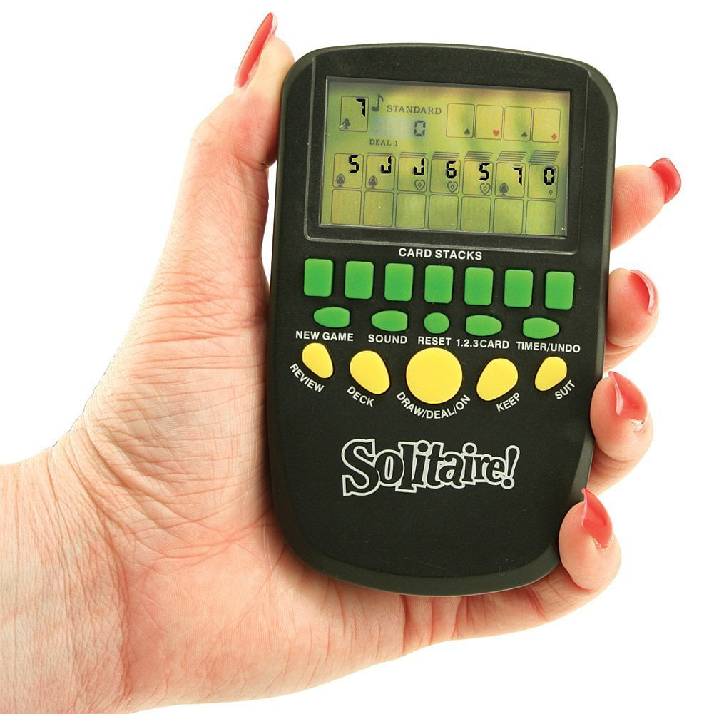 Free Shipping WOW Details about   MEGA SCREEN HANDHELD SOLITARE OR 7 IN 1 POKER GAME 