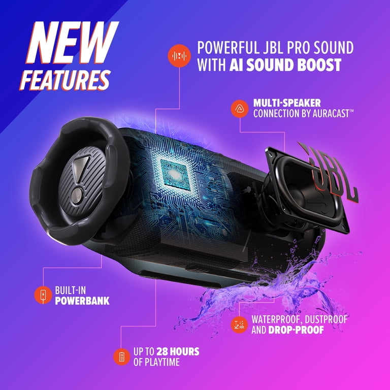 JBL Charge 6 - Portable Waterproof and Drop-Proof Bluetooth