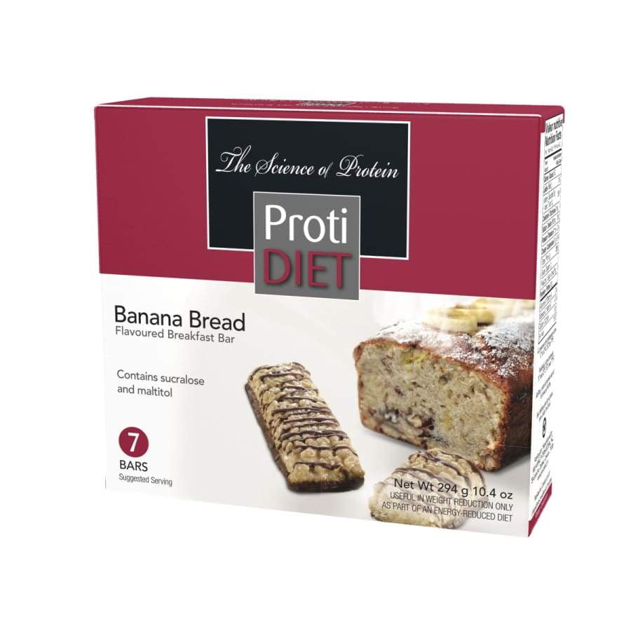 Proti Diet 15g Protein Bars Banana Bread Breakfast Size 1Pack