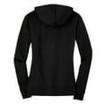 thumbnail image 2 of Mafoose Women Juniors Jersey Full-Zip Female Hoodie Black L, 2 of 6