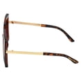 thumbnail image 3 of Martha Stewart Women's MS147 Oversized UVA and UVB Protective Square Fashion Sunglasses, 54mm, 3 of 6