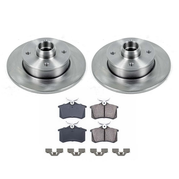 Ultimate Brakes Front and Rear Semi-Metallic Brake Pad and Rotor Kit with Hardware WM81526