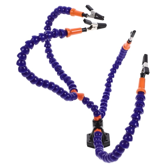 OFFIGAM Soldering Iron Holder Third Hand Soldering Station Blue 1 Set 24.37X16.11X1.77in