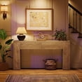 thumbnail image 6 of Tribesigns 63-Inch Entryway Table, Wooden Console Table with 2 Hidden Drawers, Farmhouse Sofa Table for Living Room (Brown), 6 of 6