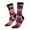 3 Black, variant on Heart Plaid Crew Socks for Men & Women, Breathable Casual Athletic Ankle Socks